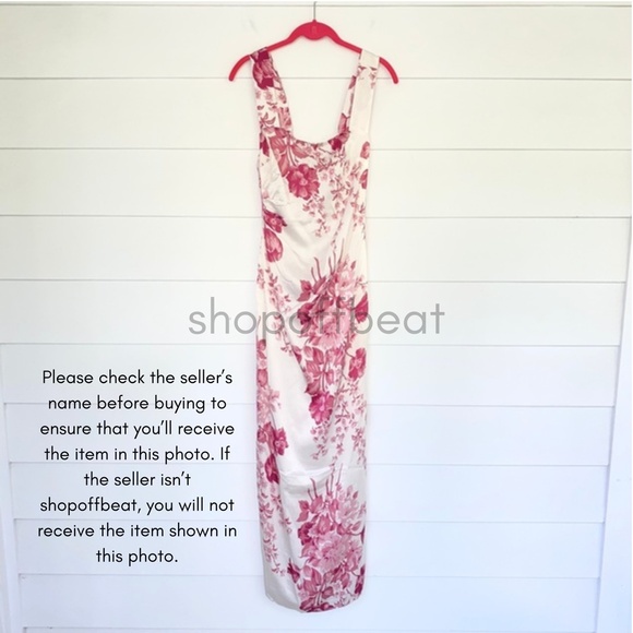 NEW Reformation Silk Earl Dress Crista 4 - Picture 10 of 13